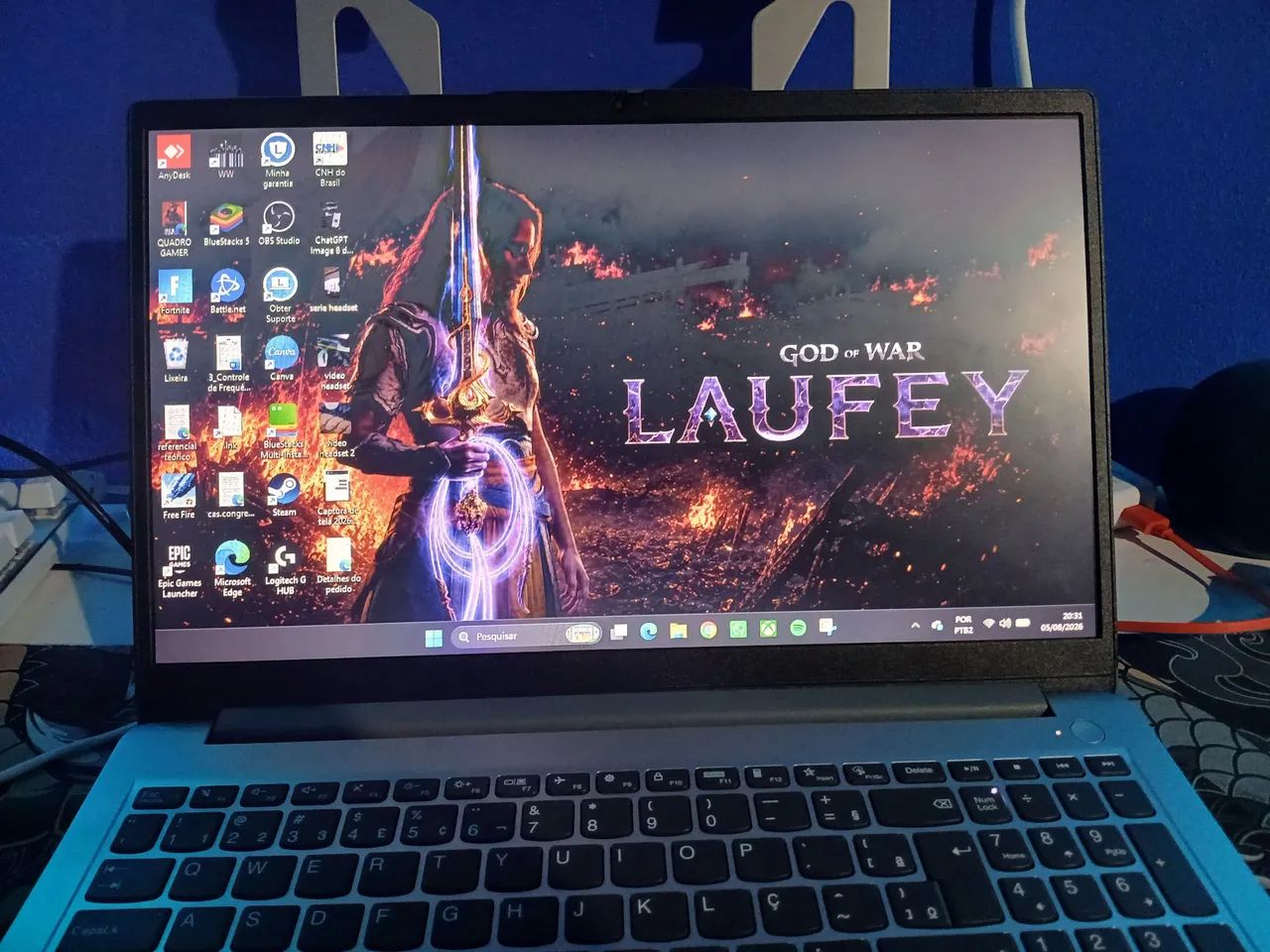 Notebook Lenovo 512 GB 8GB Ram