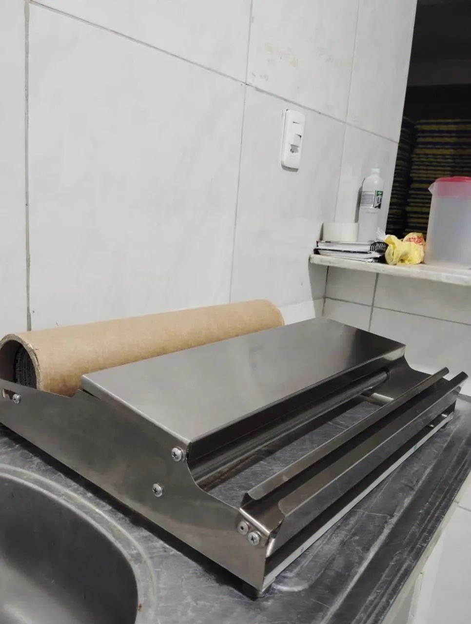 Porta filme para mercadinho