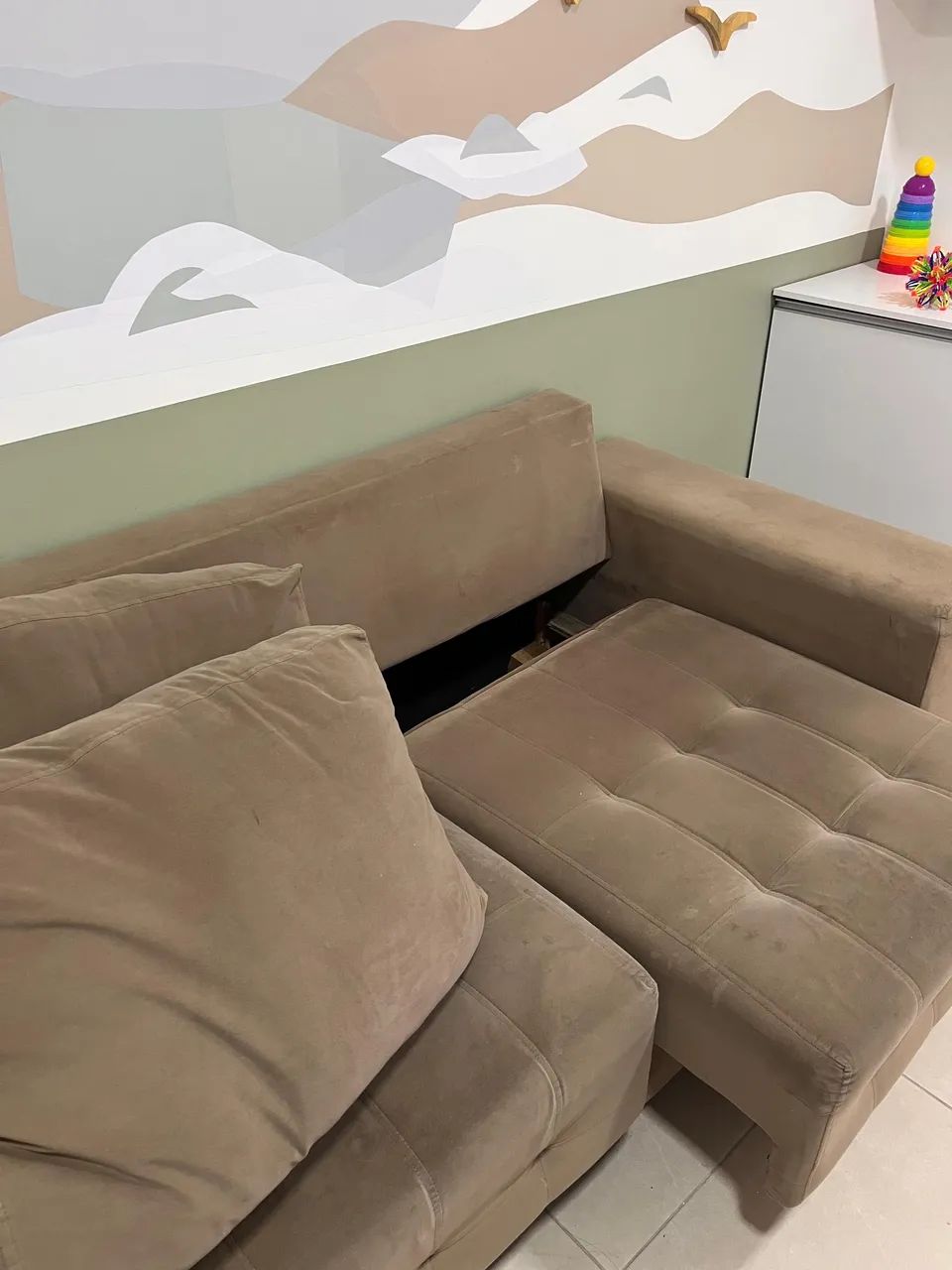 Sofá retrate 3 lugares. - Foto 2