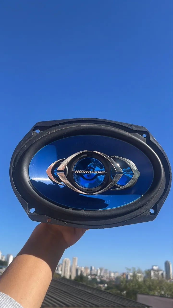 Alto Falante 6x9 Cm69 Azul Quadriaxial Hurricane - Peças para
