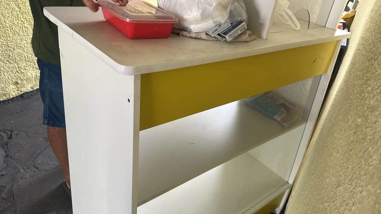 Balcão caixa com 2 gavetas  - Foto 2