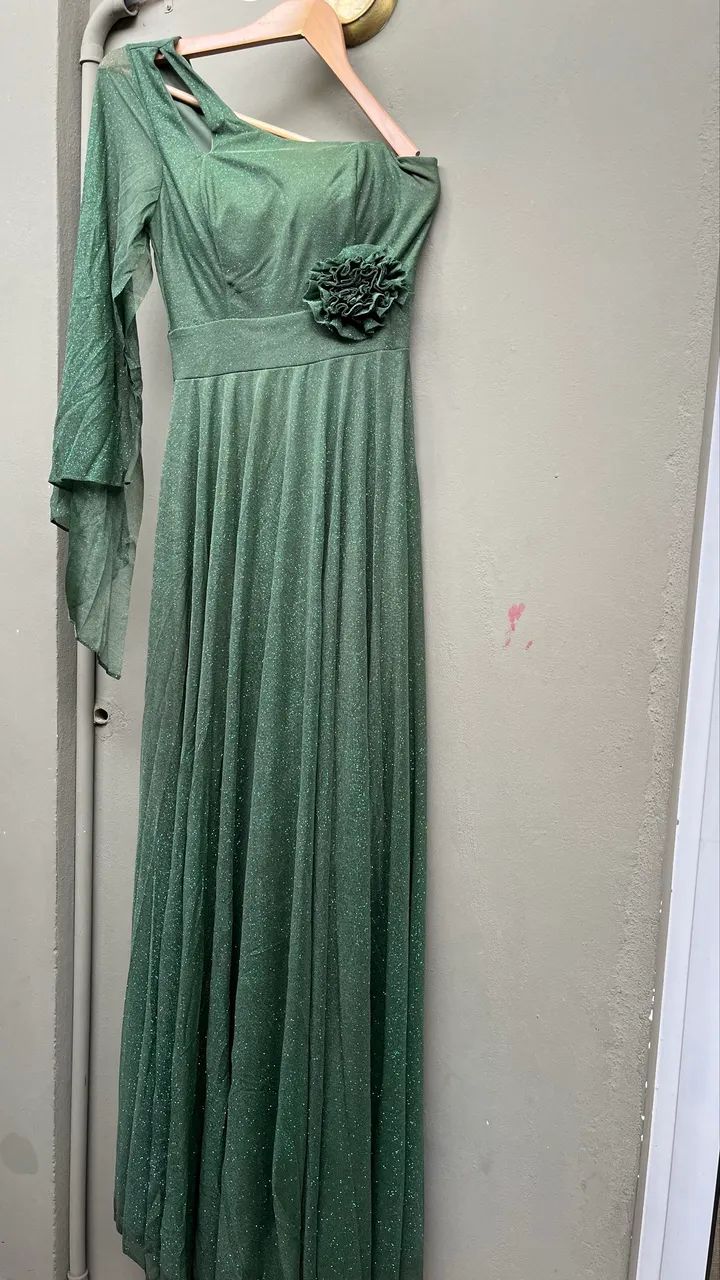 Vestido verde de festa  - Foto 2