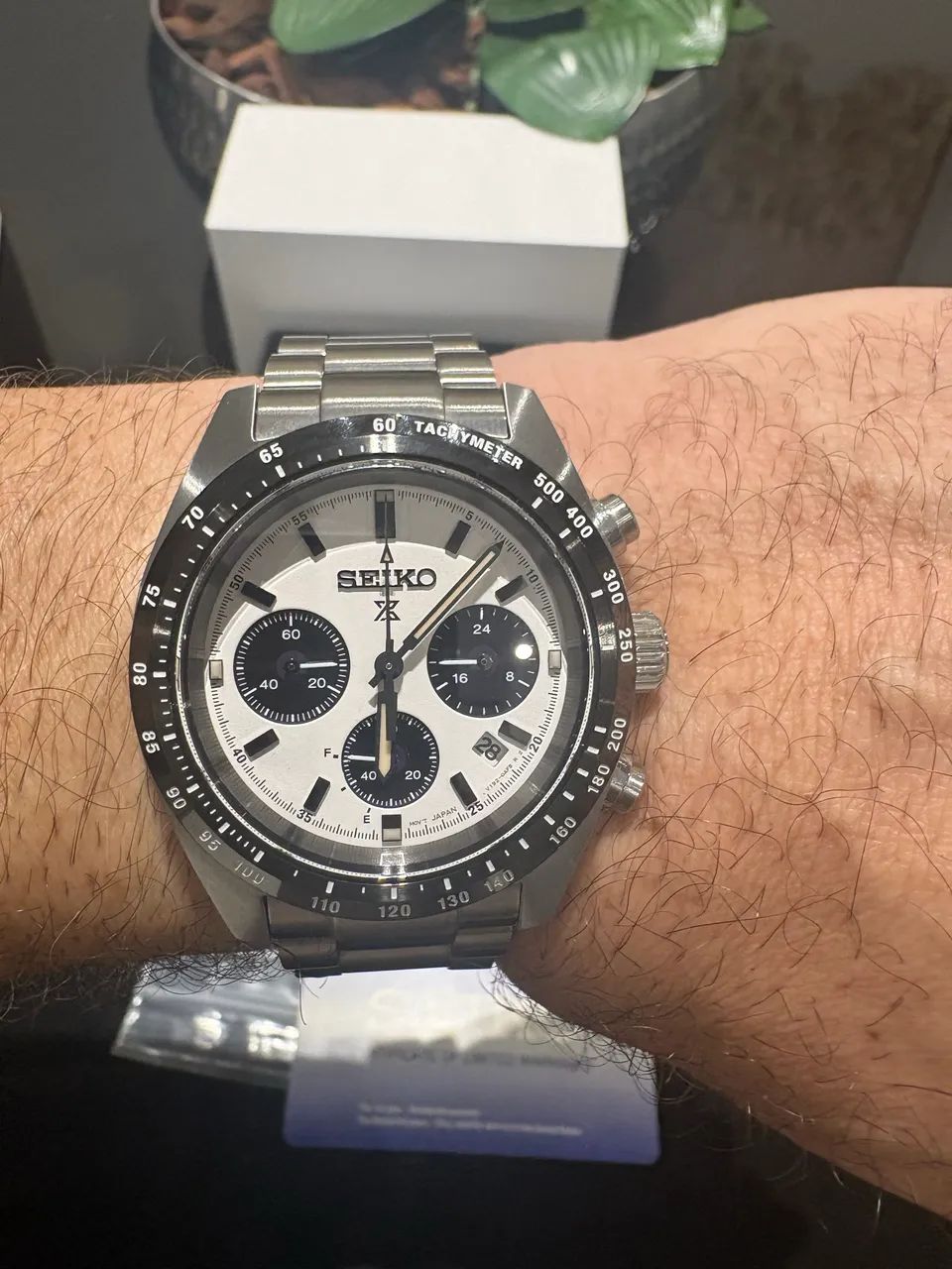 Seiko Speedtimer Panda SSC813 - full set - Foto 4