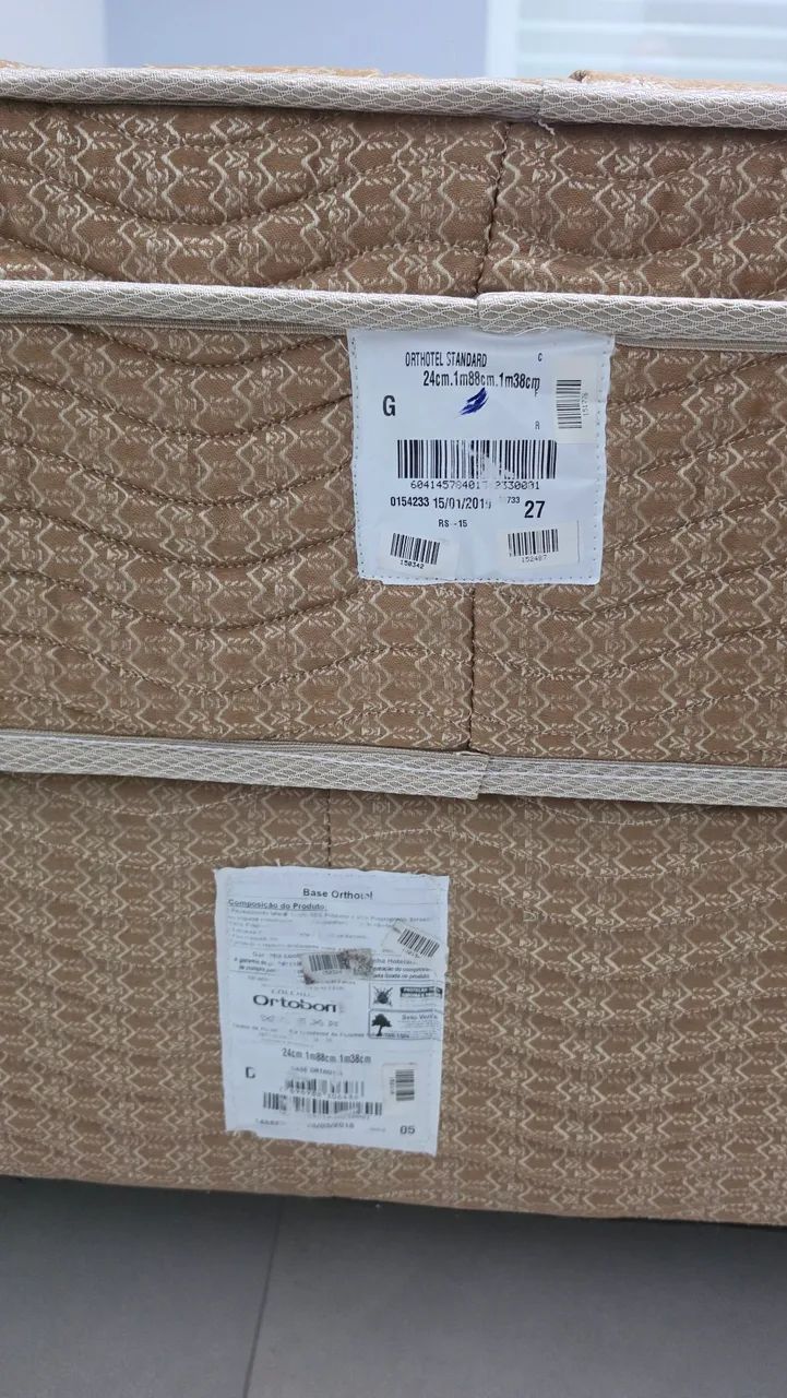 Cama casal colchão + box - Foto 4
