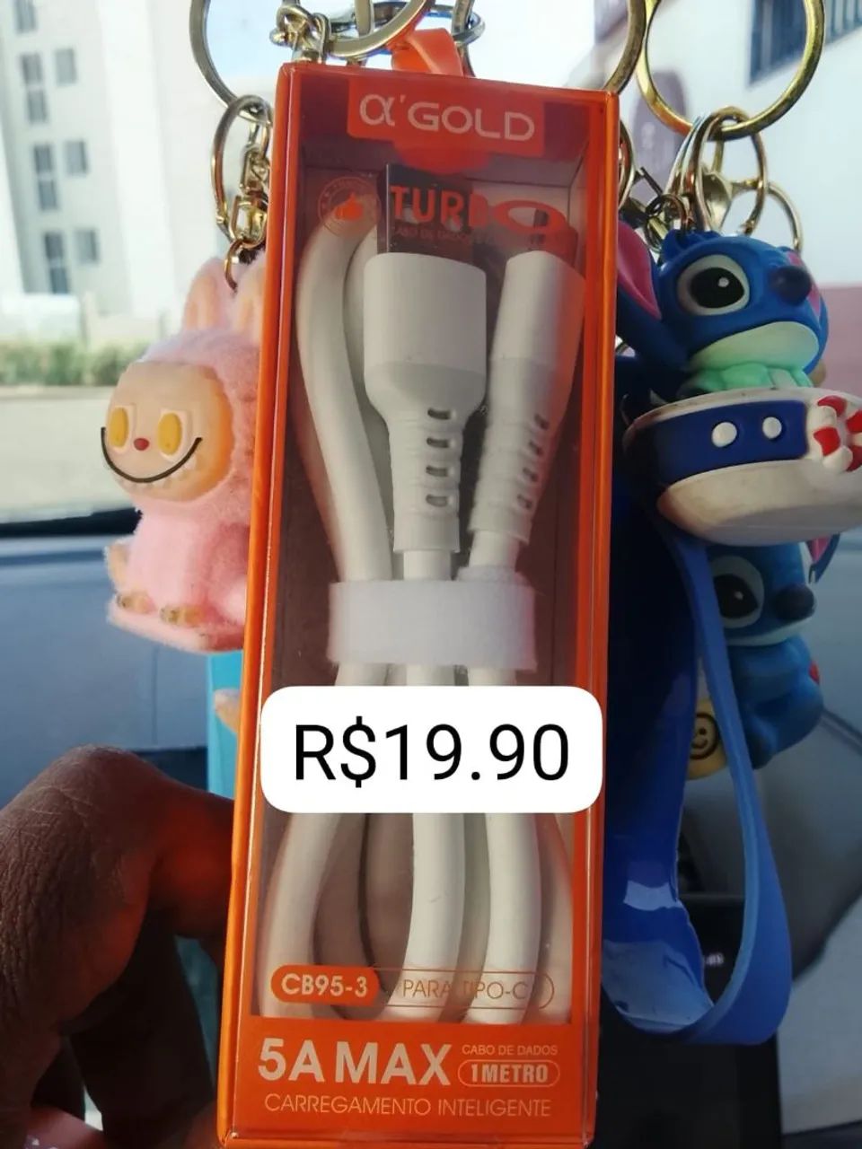 cabo carregador turbo "reforçado"