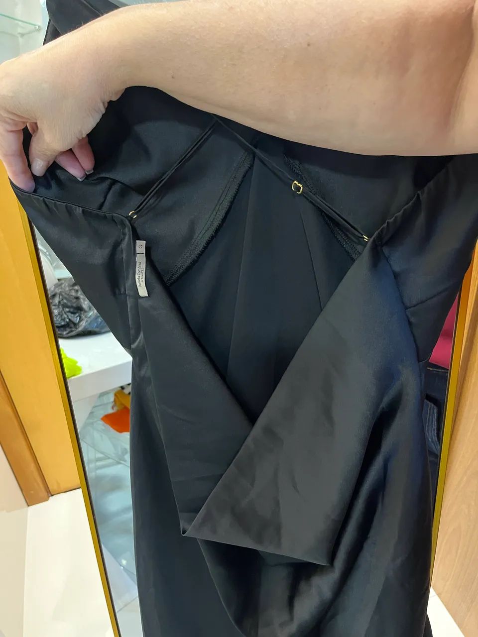 Camisola de seda preta - Foto 3