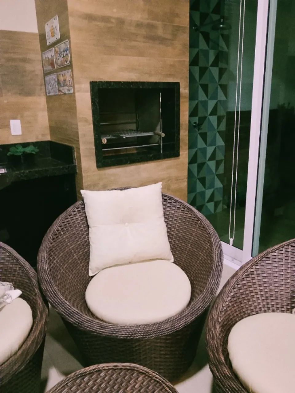 Conjunto de poltronas para área externa com tecido impermeável  - Foto 3