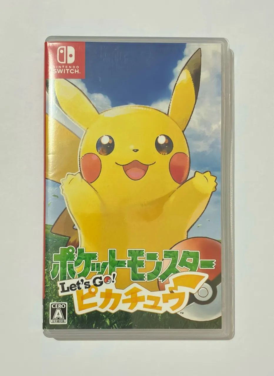 Pokémon Lets Go Pikachu Nintendo Switch Textos em inglês 