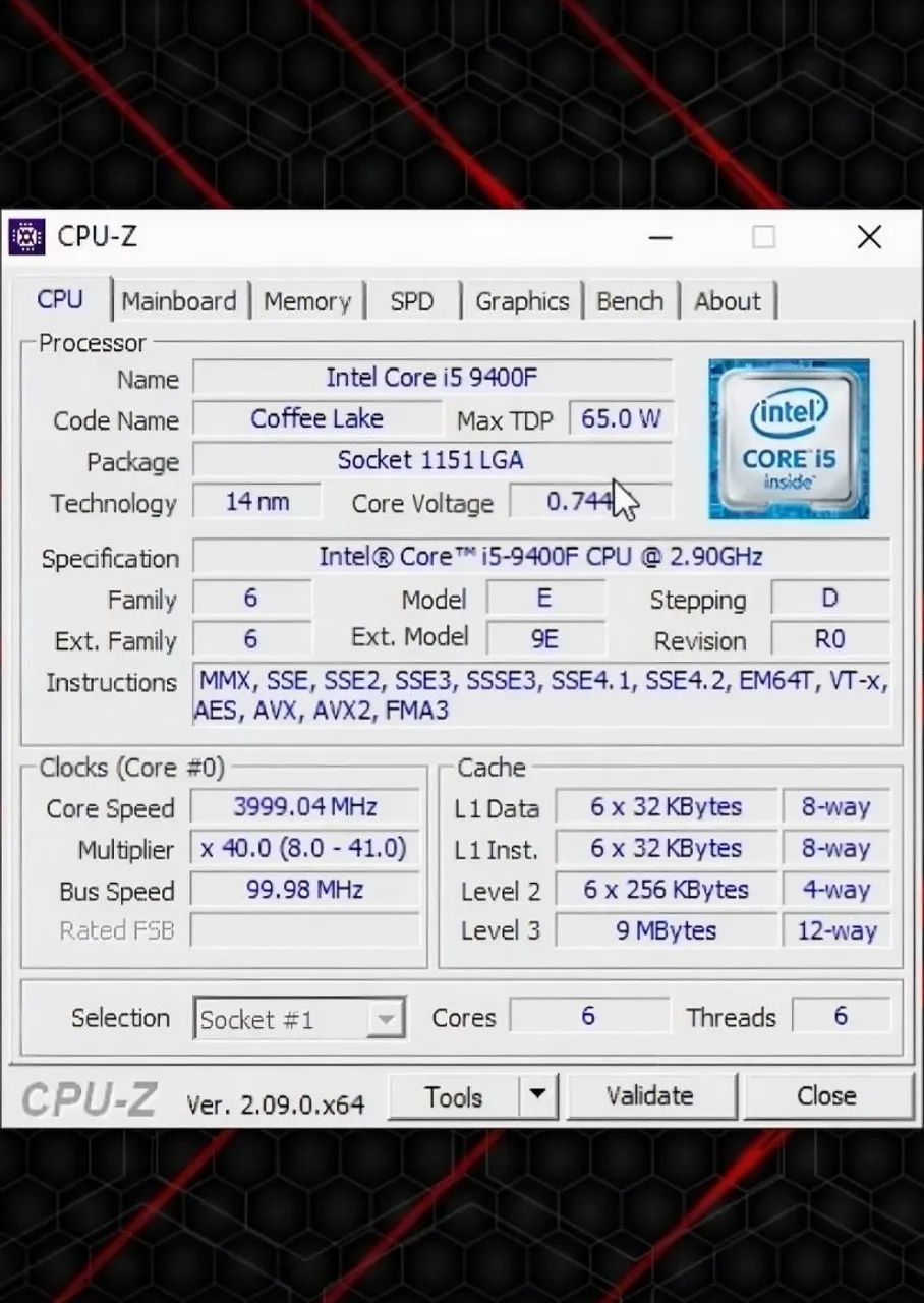Processador Intel i5  9° Geração + Cooler Box - Foto 2