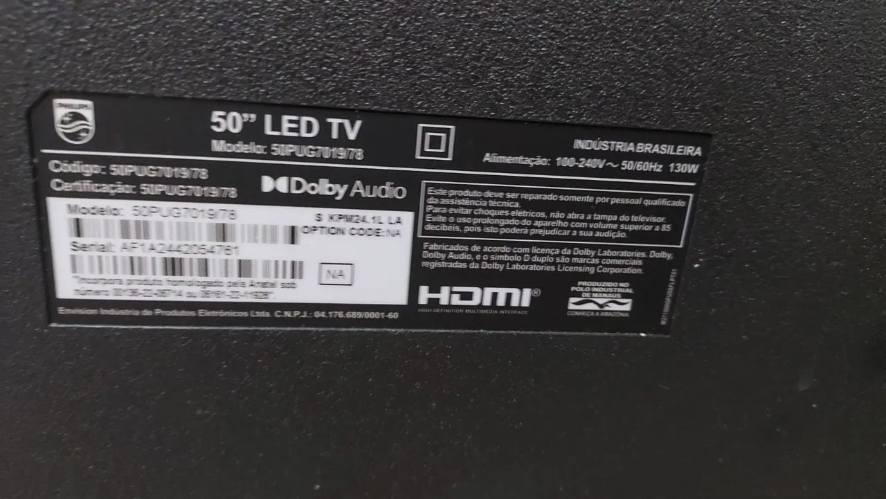 Tv Philips 50 polegadas - retirada de peças  - Foto 2