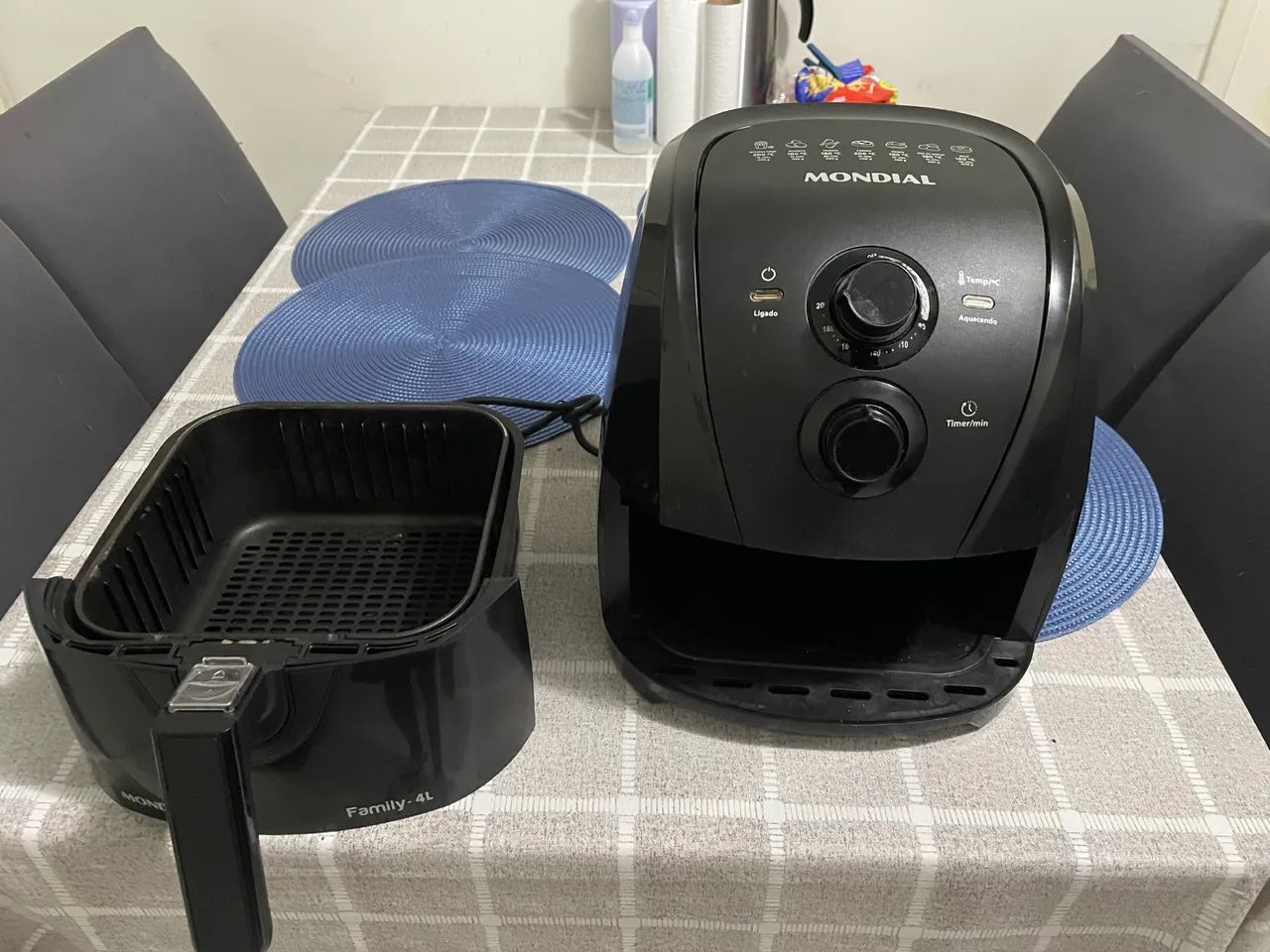 Air fryer - Não liga 