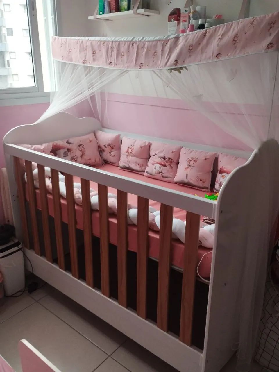Berço de bebê 2 em 1