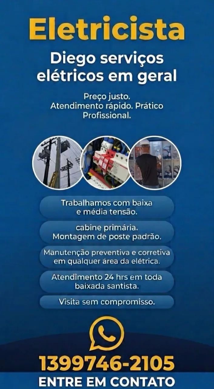 Eletricista 24 hrs