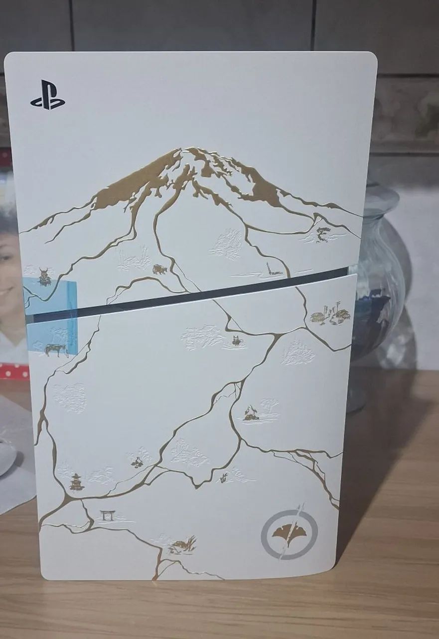 Faceplate ghost of yotei ps5 sem caixa - Foto 2