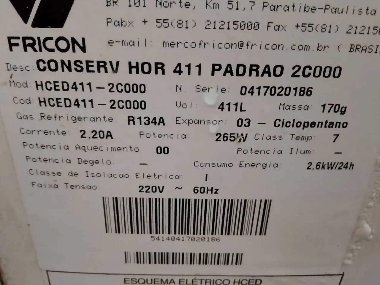 Vendo freezer horizontal Fricon 411lt - Geladeiras e Freezers