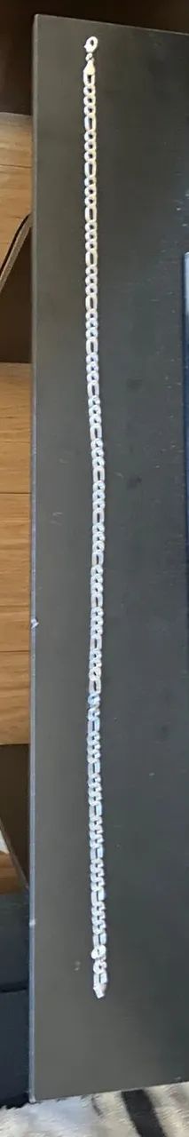 Colar de prata 925, 60cm, 2mm - Foto 2