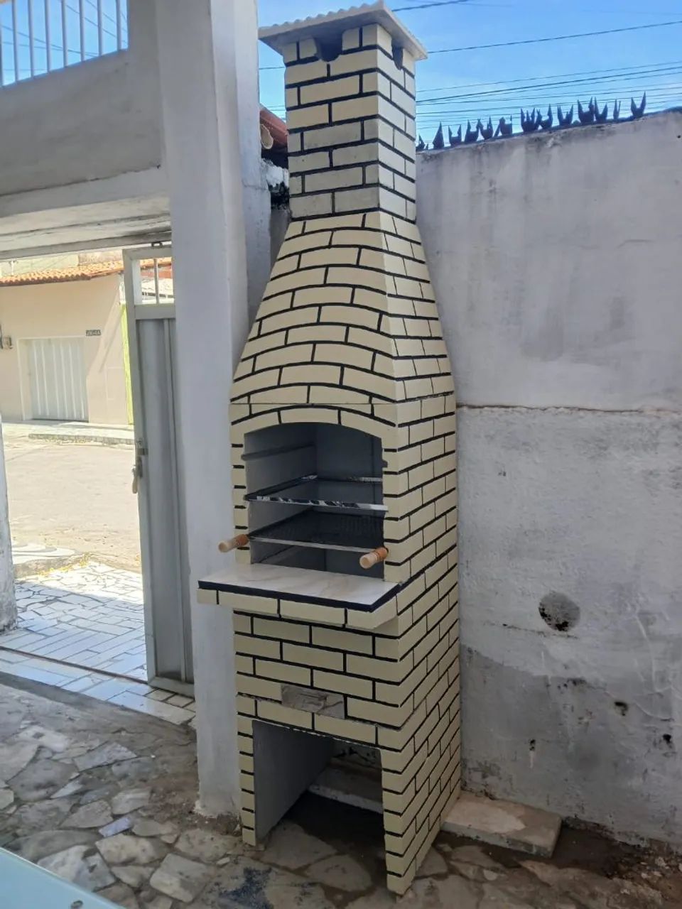Churrasqueira pré moldada de otima a partir de 500 reais com kit inox  - Foto 5