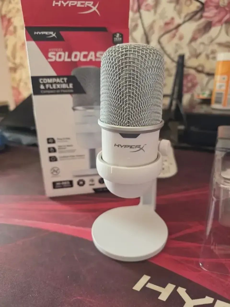 Microfone Solocast Hyper X Branco454807392082339841