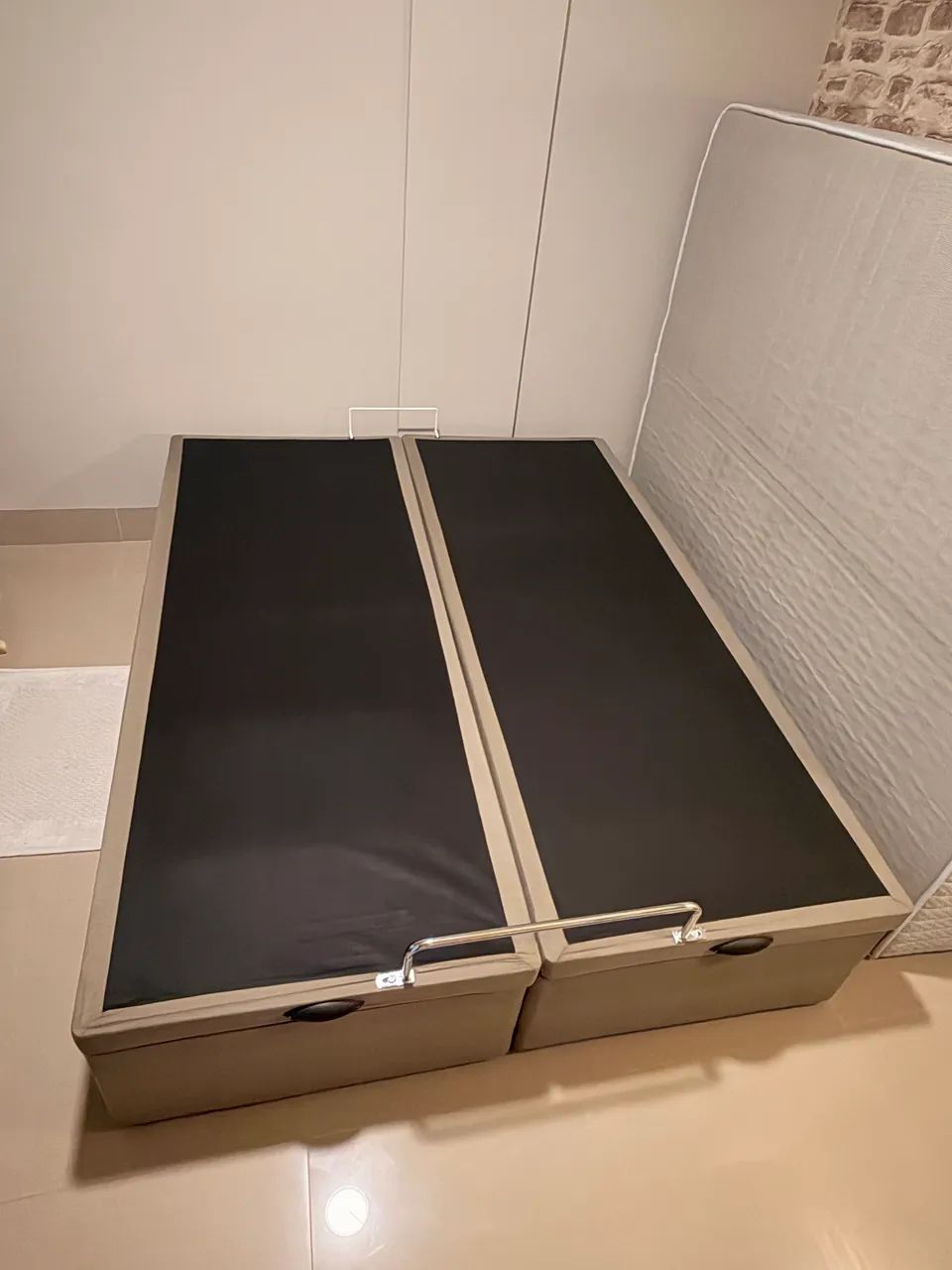 Baú box anti refluxo cama queem  - Foto 4