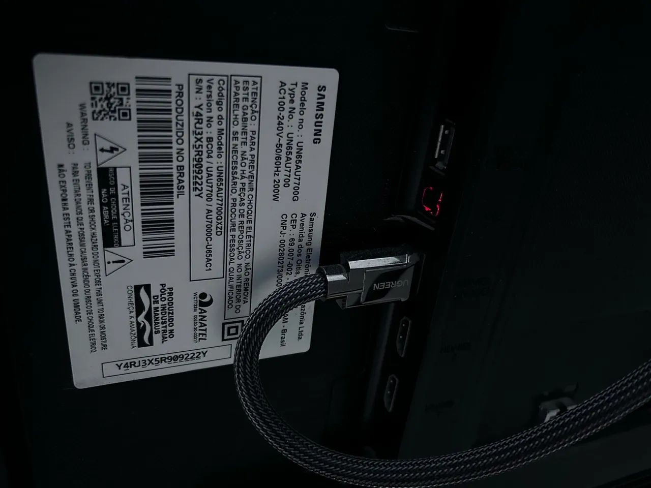 TVs Samsung 65 e 50 polegadas 4k - Foto 3