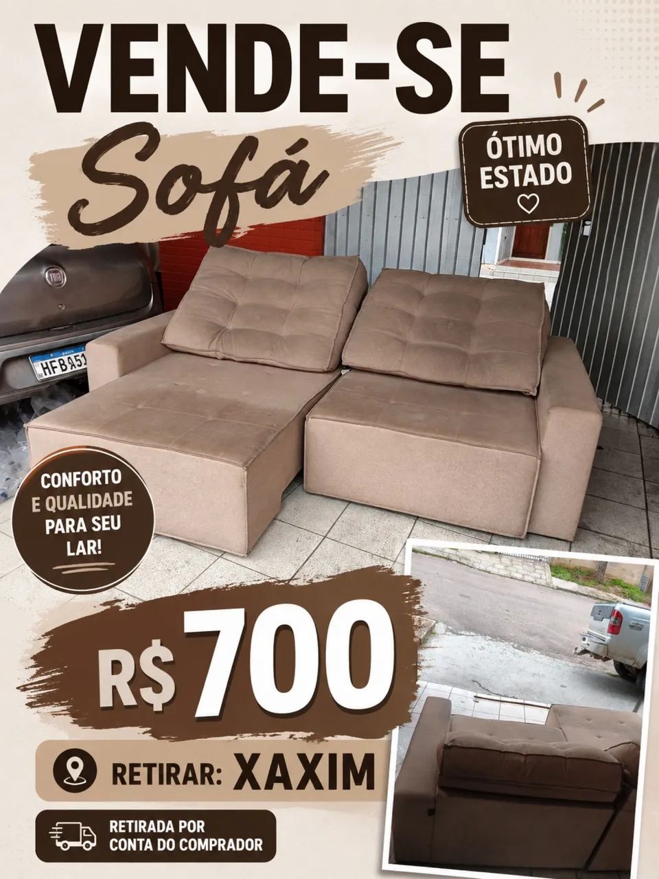 Vendo sofá 