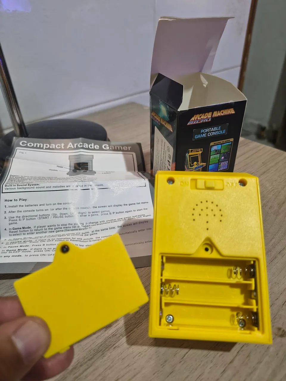 ARCADE MACHINE *MICRO* com 150 jogos NÃO acompanha as Pilhas. - Foto 3