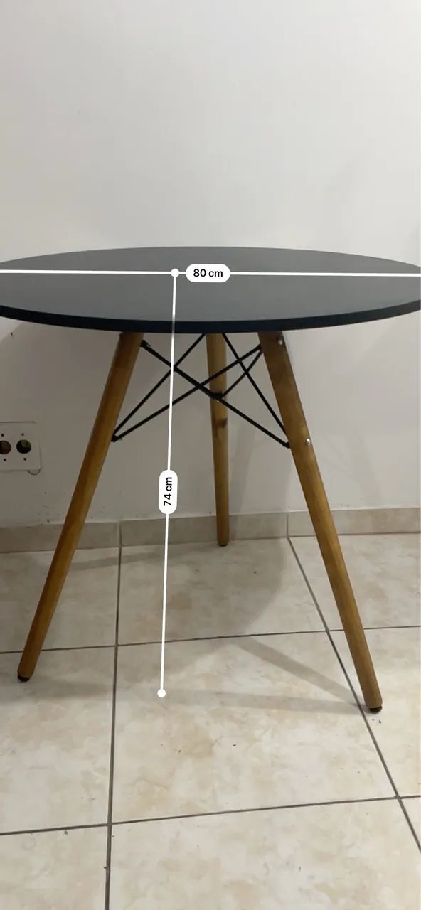 Mesa Eames Eiffel com duas cadeiras 65171913169282120
