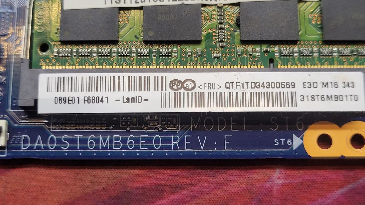 Placa mãe notebook lenovo ideapad flex 15 core i5 completa  - Foto 3