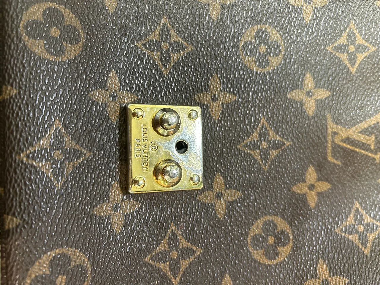     Bolsa Louis Vuitton Pochette Métis Monogram Marrom - Foto 3