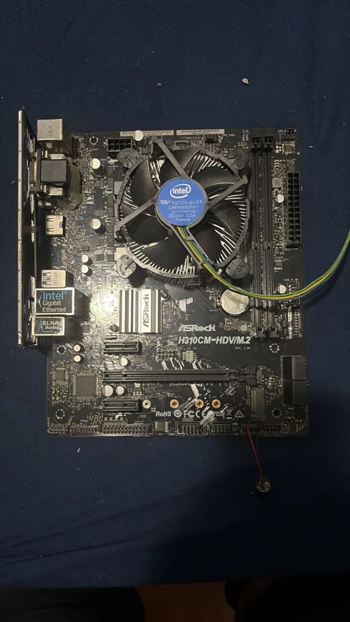 placa mãe com processador 