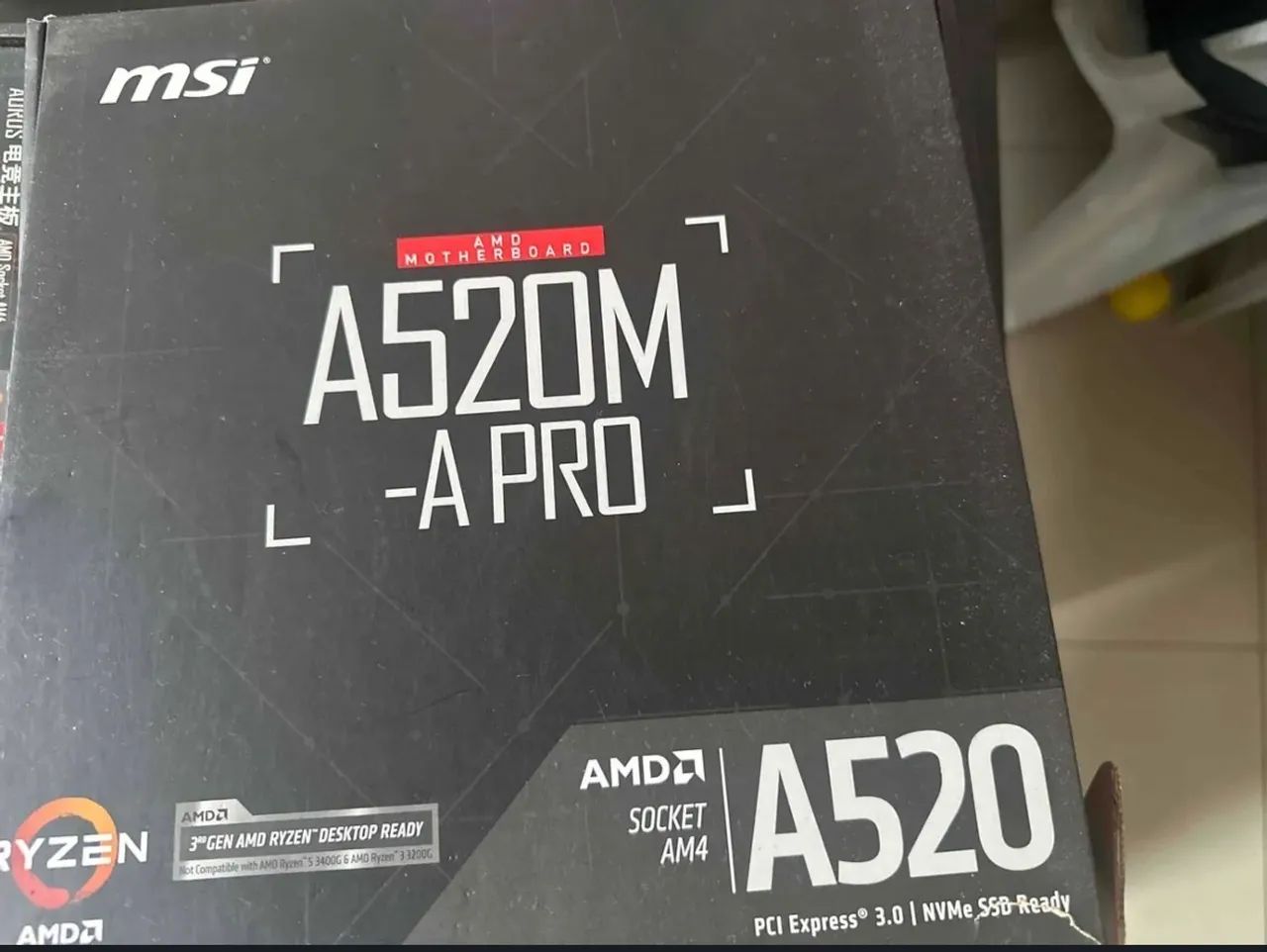Placa mãe a520M - APRO  Processador Ryzen 5 4600g