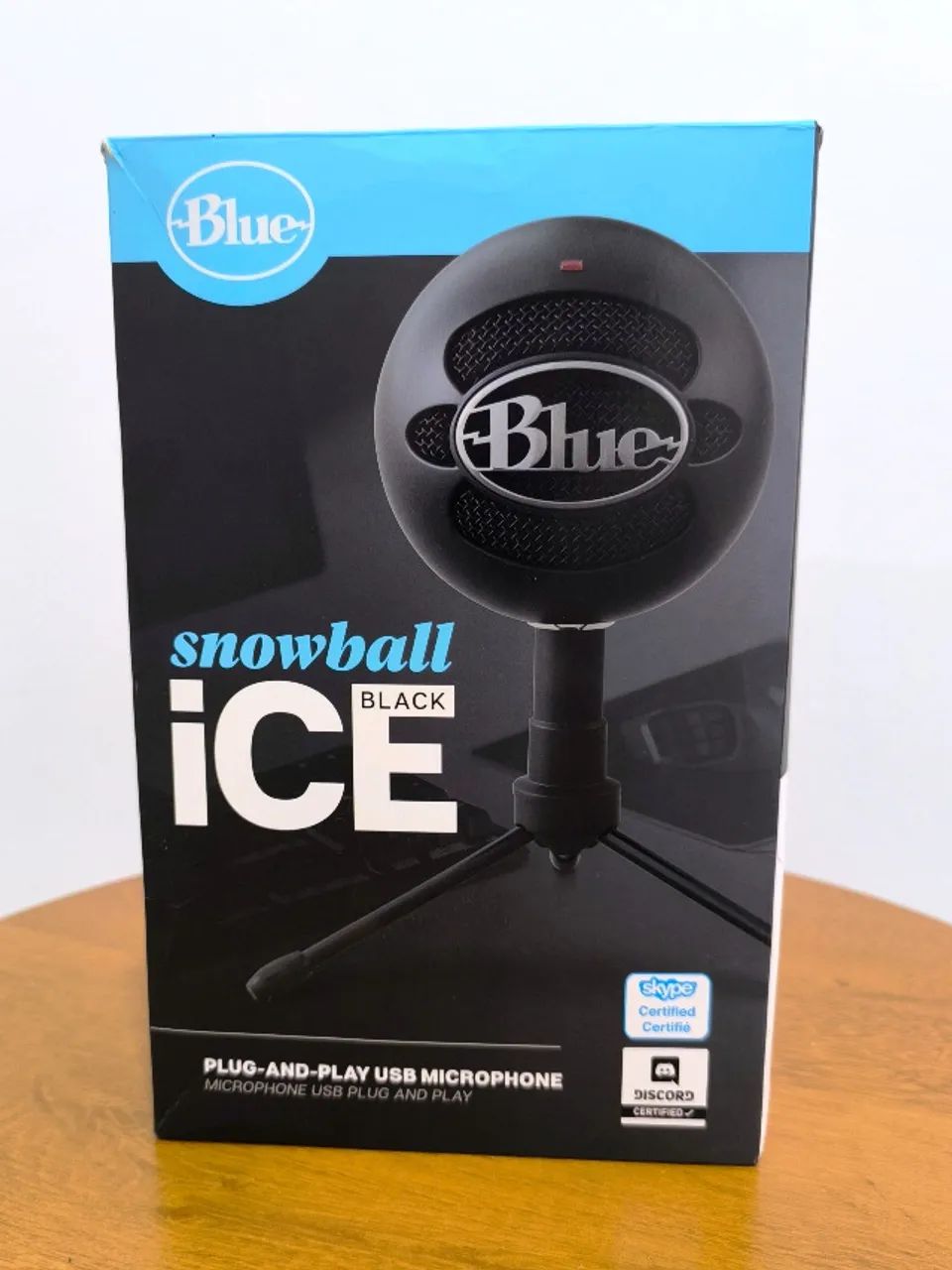 Microfone Blue Snowball iCE Black - Pouco Uso418477626770083841