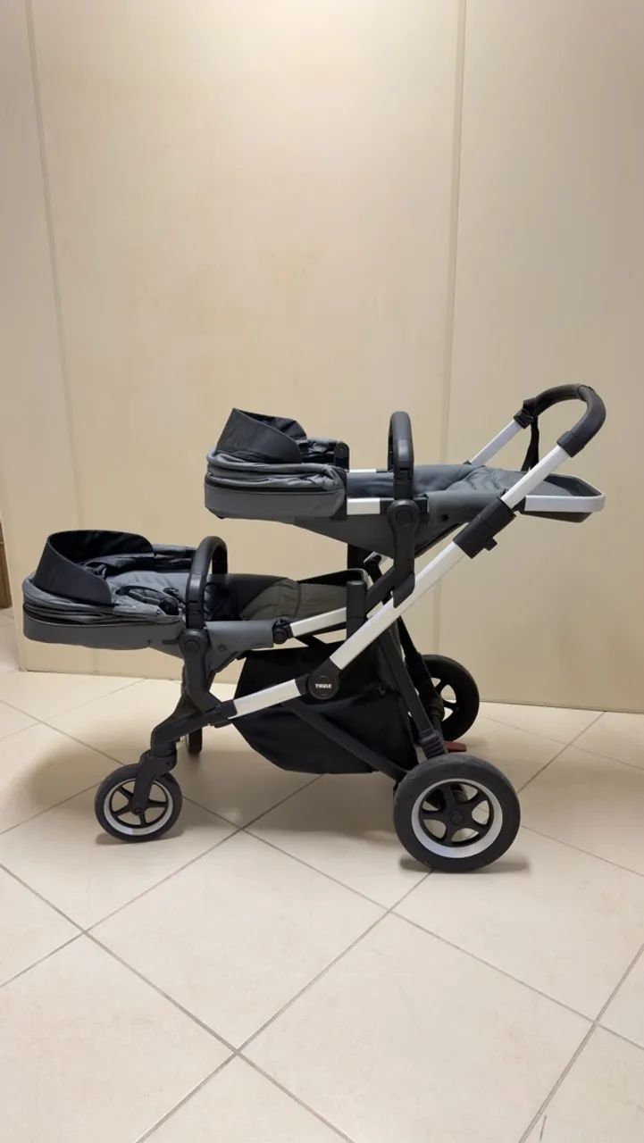 Carrinho Gêmeos Thule Sleek - Foto 3