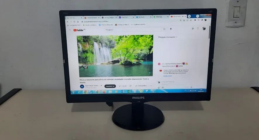 Monitor 19 Polegadas Philips Led 193v5l Widescreen - Foto 2