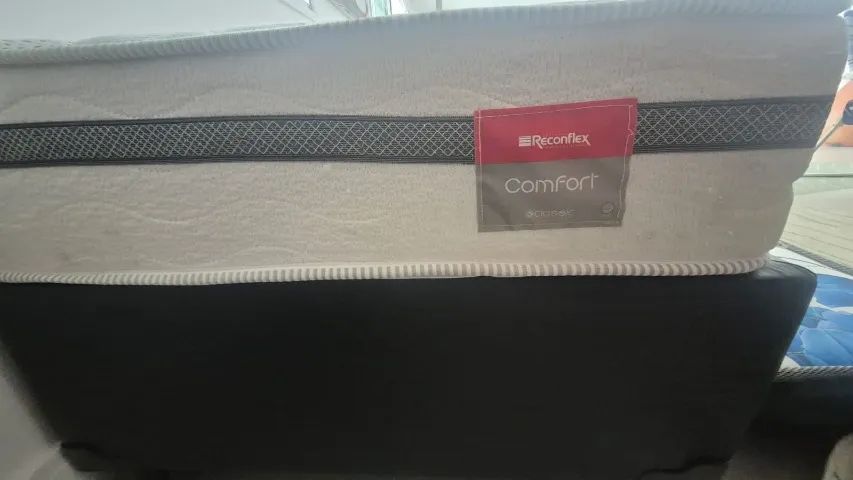 Reconflex Cama Box Solteiro com Colchão de Molas Ensacadas + Auxiliar de Espuma - Foto 3