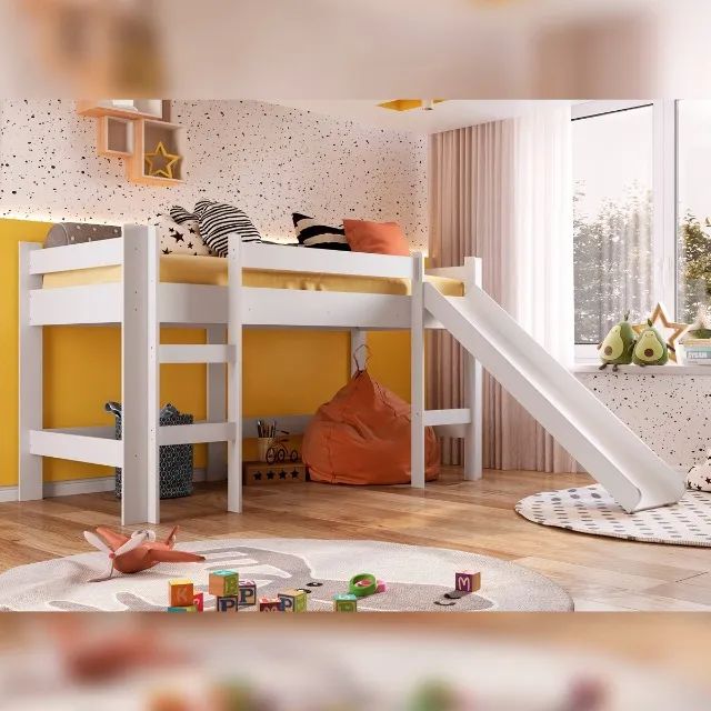 Cama Infantil, Cama com escorregador  