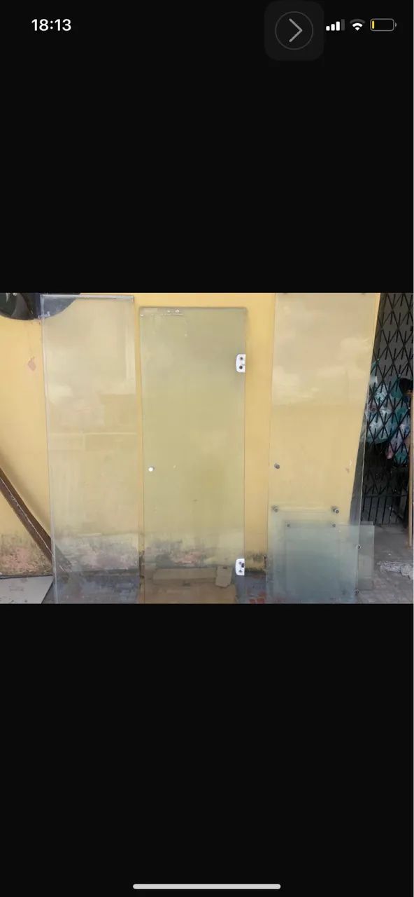 Porta blindex ( são 3 )