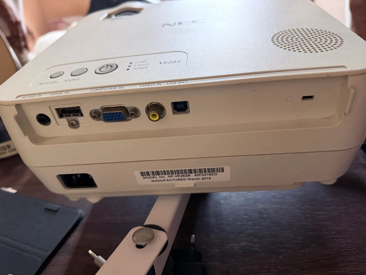 Projetor NEC VE282 funcionando perfeitamente  - Foto 4