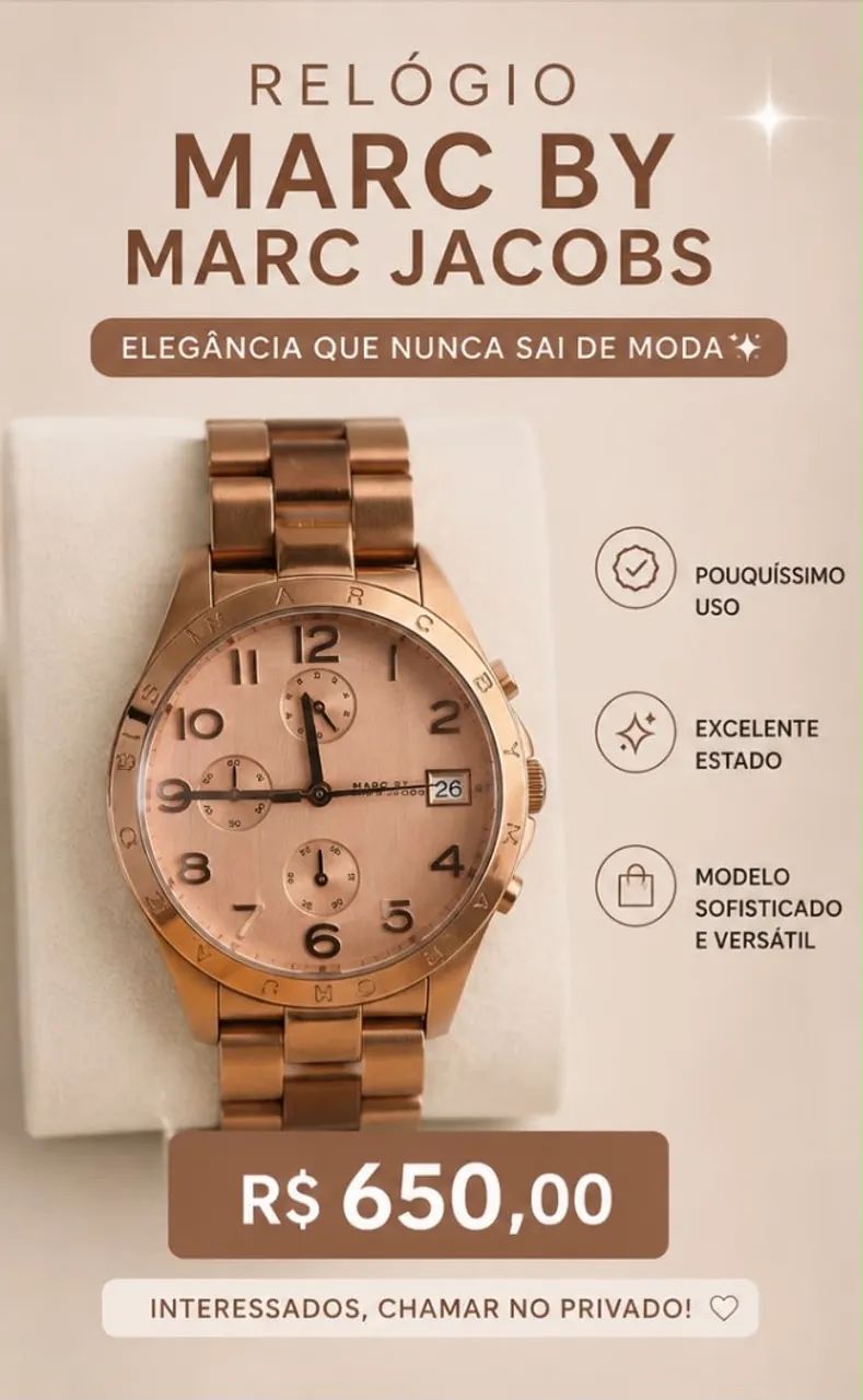 Relógio MARC BY MARC JACOBS