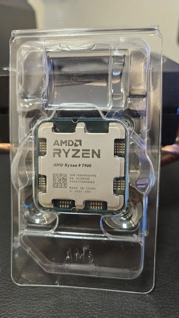 Processador AMD Ryzen 9 7900 AM5 12 núcleos + cooler Wraith Prism - Foto 5