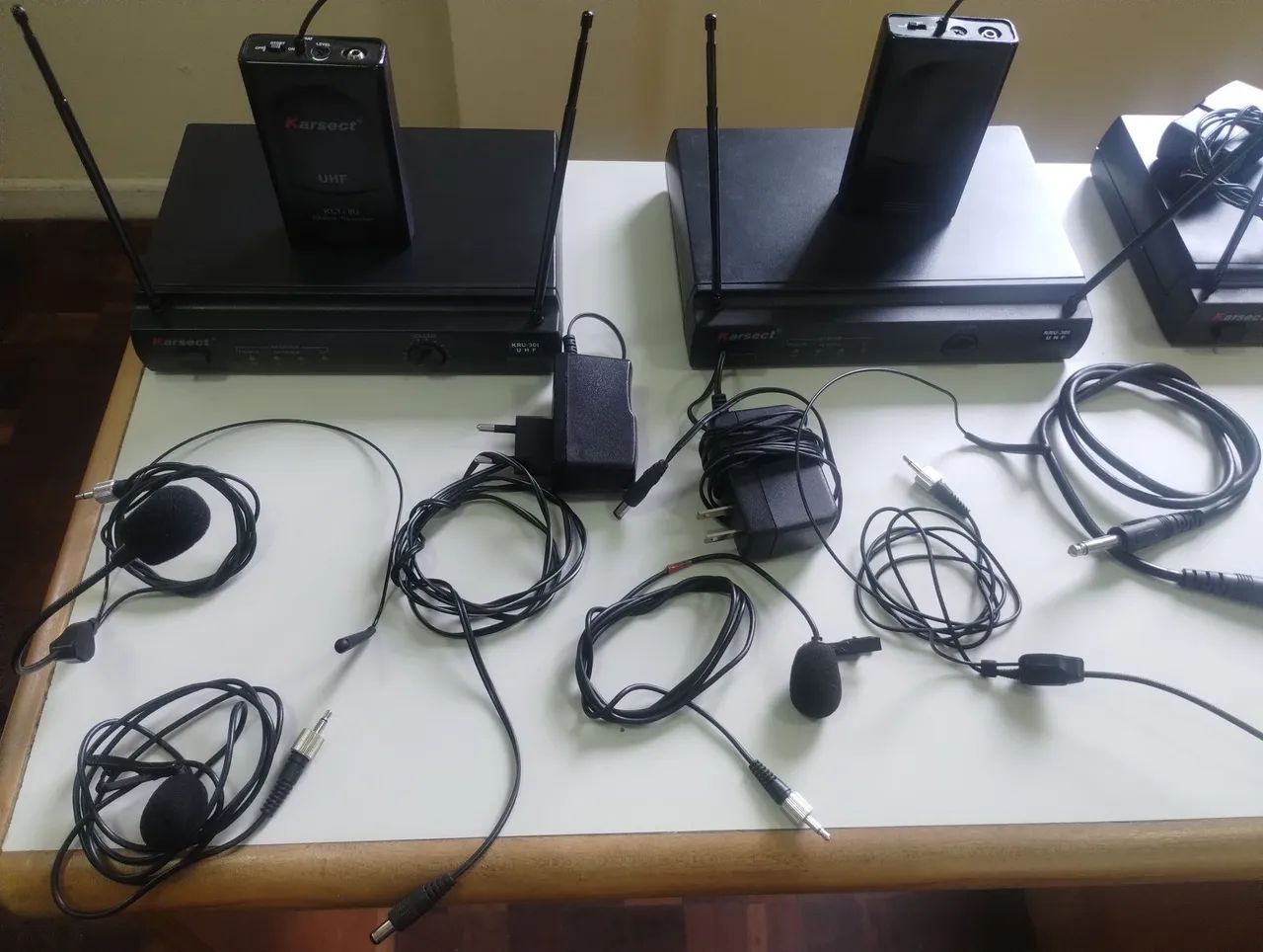 4 microfones sem fio da 3 Karsect 1Novik - Foto 2