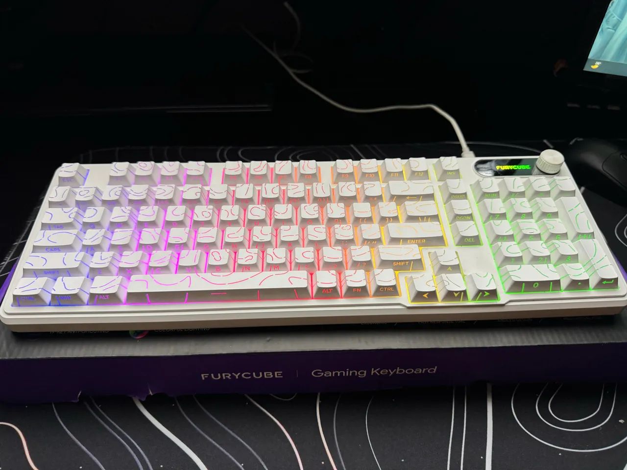 Teclado Gamer FURYCUBE RGB - Foto 2