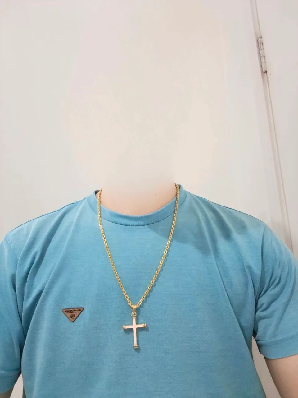 Corrente em prata banhada em ouro 18k - Foto 3
