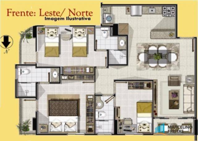 Apartamento para alugar, 70 m² por R$ 1.769,00/mês - Centro - Fortaleza/CE - Foto 8