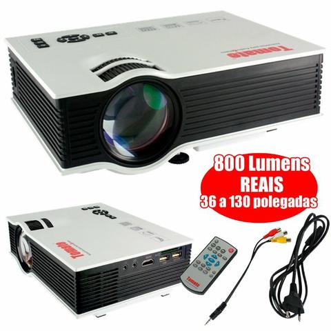 Mini Projetor Led 800 Lumens 1080p HDMI - Foto 2