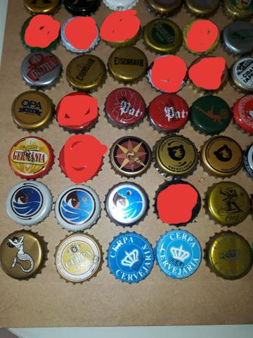 Lote tampinhas cervejas diversas para colecionador - Foto 3
