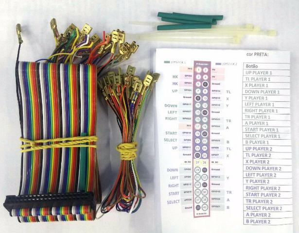 Cabo Gpio Raspberry Pi3 Para Recalbox Zero Delay + Terras - Foto 2