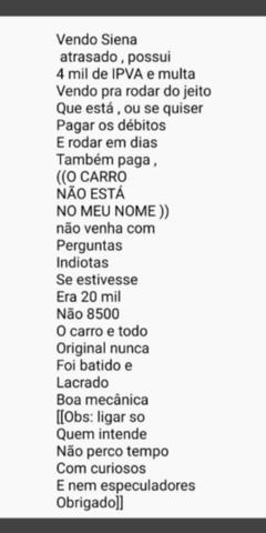 Siena completão pra vender urgente , carro todo original, nunca foi batido - Foto 3