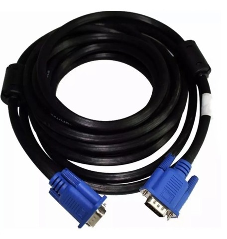 Cabo Vga Macho X Vga Macho 20 Mts Para Monitores Projetores 20 Metros