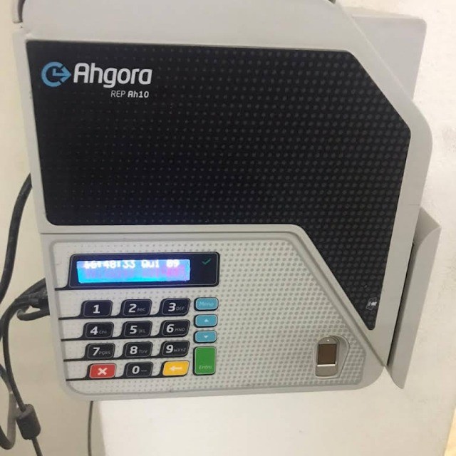 Lote Relogio de Ponto Ahgora Rep Ah10